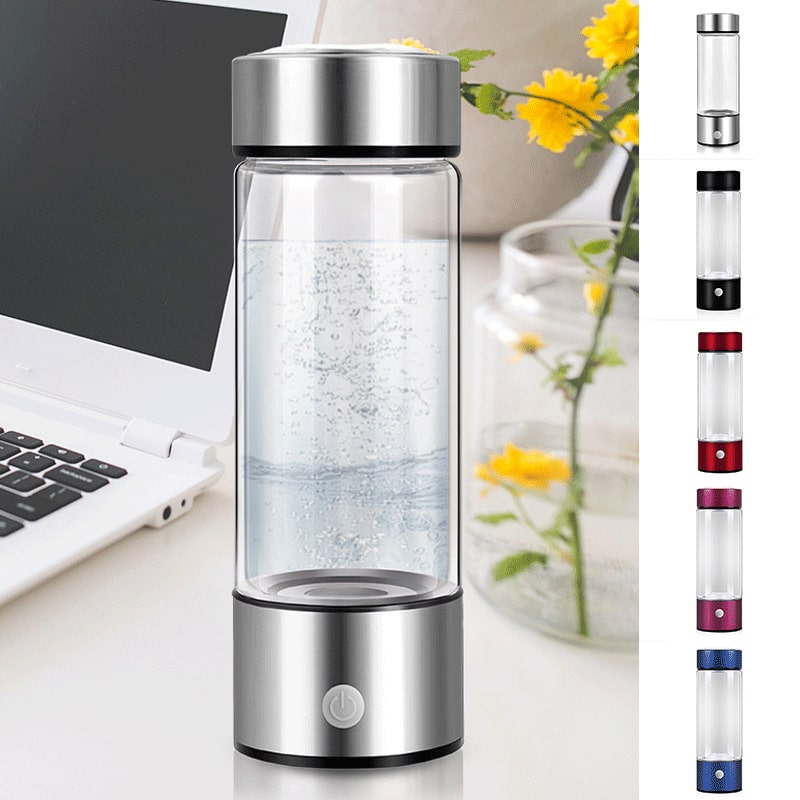Smart Water Bottle, Hydrogen Water Bottle, New Technology Rechargeable Portable Antioxidant