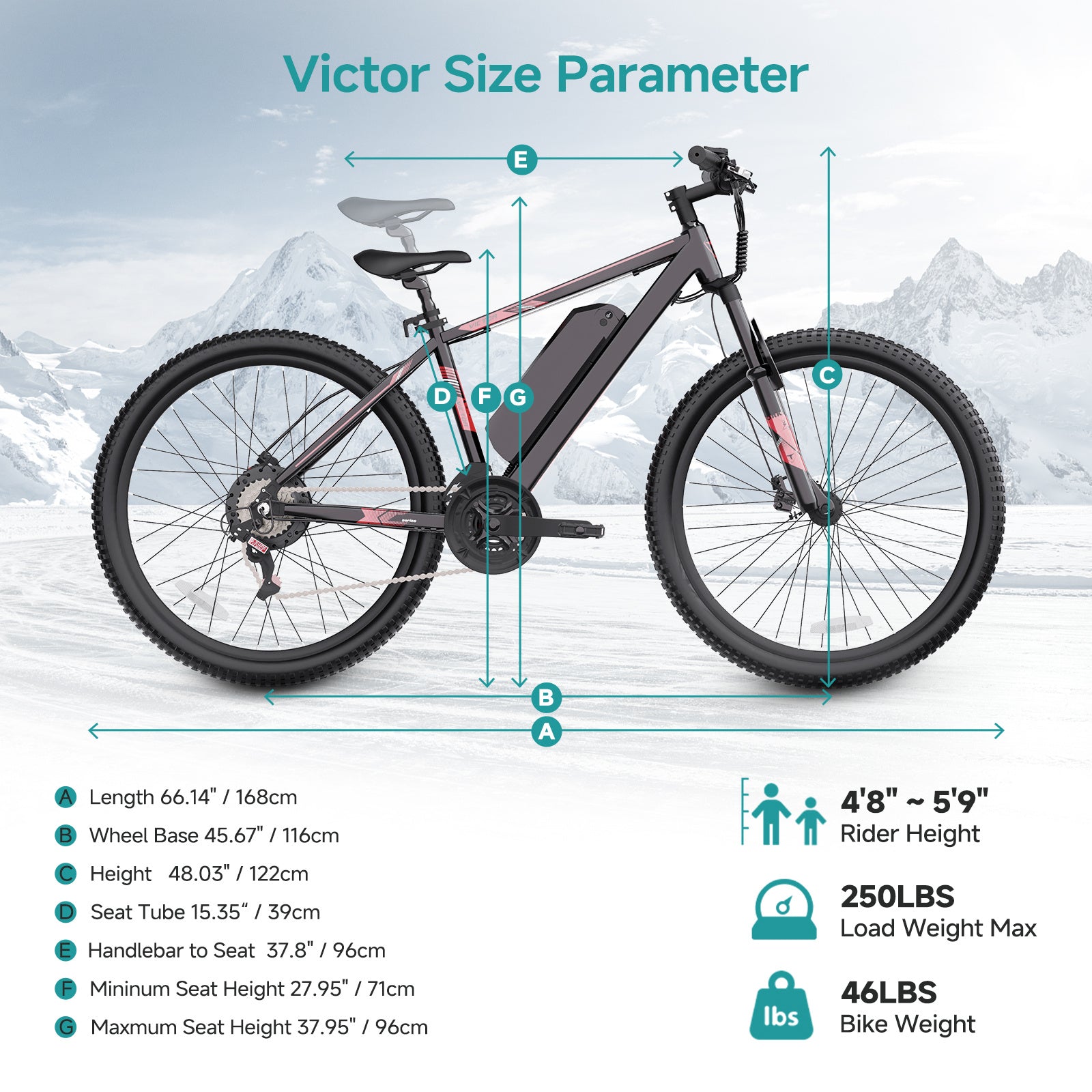 350W 20in City Electric Bike, 40km Range, 21-Speed Gears, Mechanical Disc Brakes