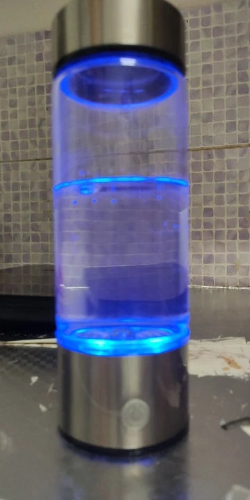 Customer photo for Smart Water Bottle, Hydrogen Water Bottle, New Technology Rechargeable Portable Antioxidant