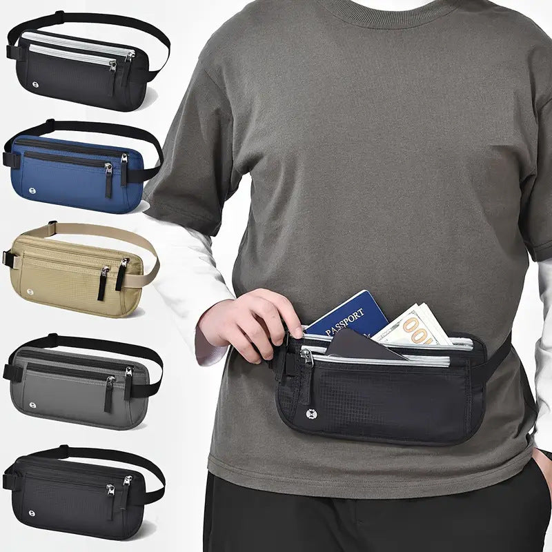 Passport Document Bag, Personal Waist Bag