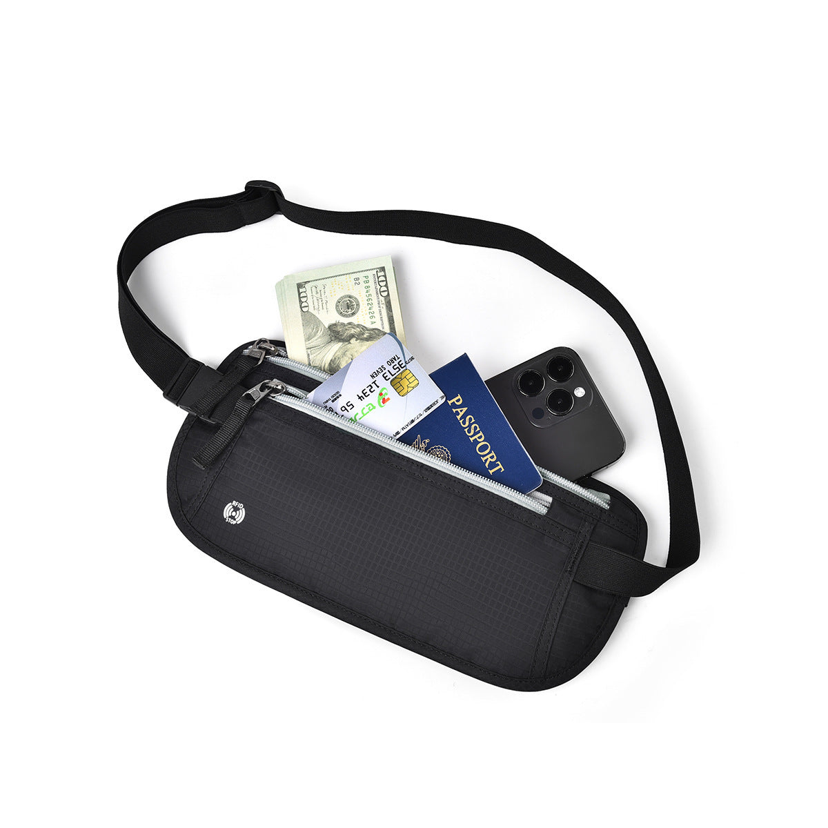 Passport Document Bag, Personal Waist Bag