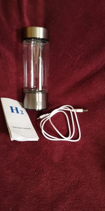 Customer photo for Smart Water Bottle, Hydrogen Water Bottle, New Technology Rechargeable Portable Antioxidant