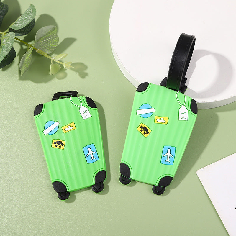 Pack of 5 PVC Soft Rubber Luggage Tags